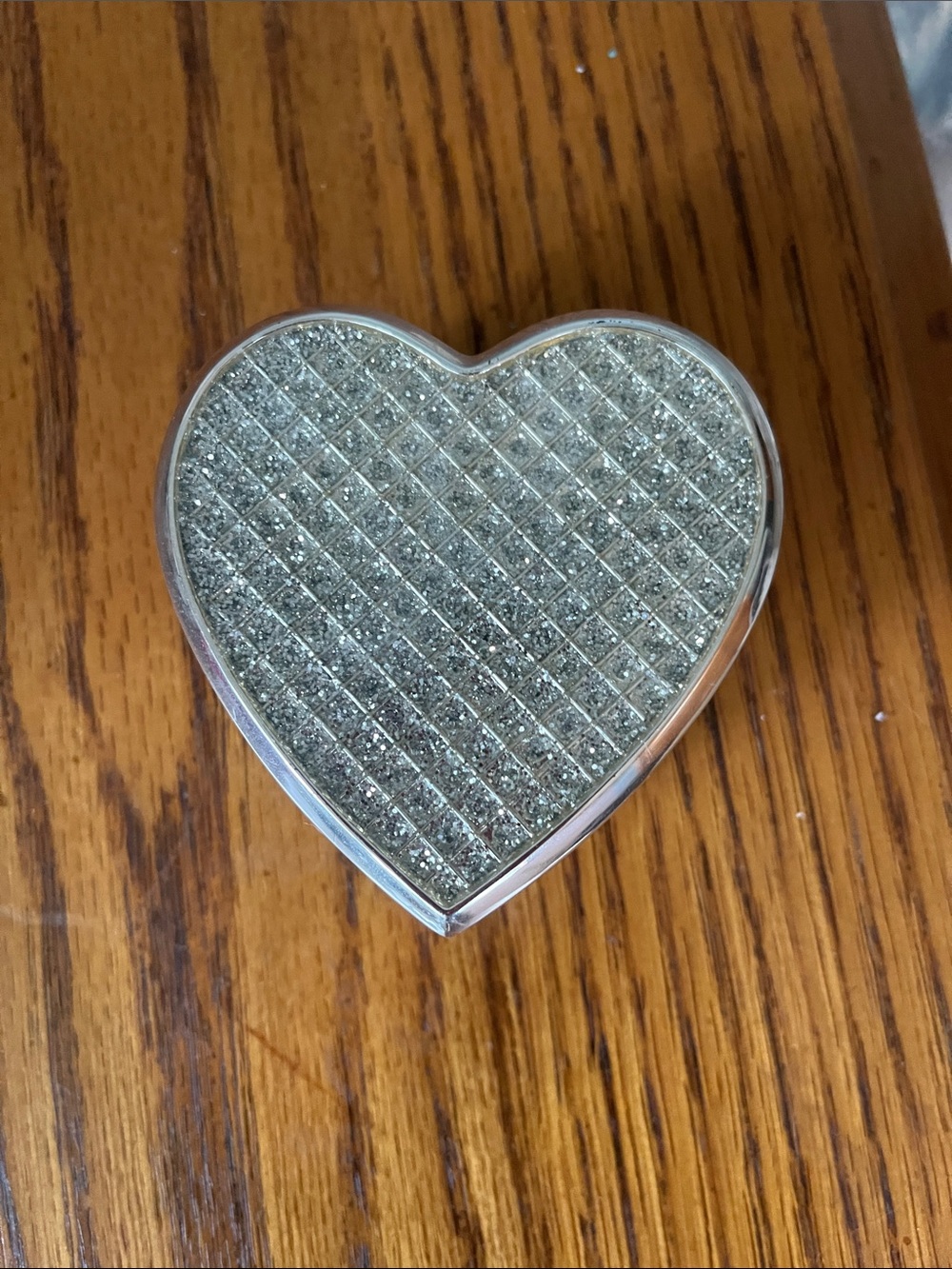 Red Velvet Heart Trinket Box - 'I AM LOVED' Lid